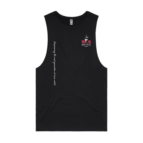 Black front flat lay